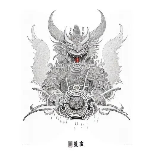 Samurai With Dragon Wings Demon Slayer