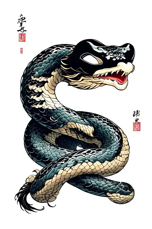 They Mask Katana Snake