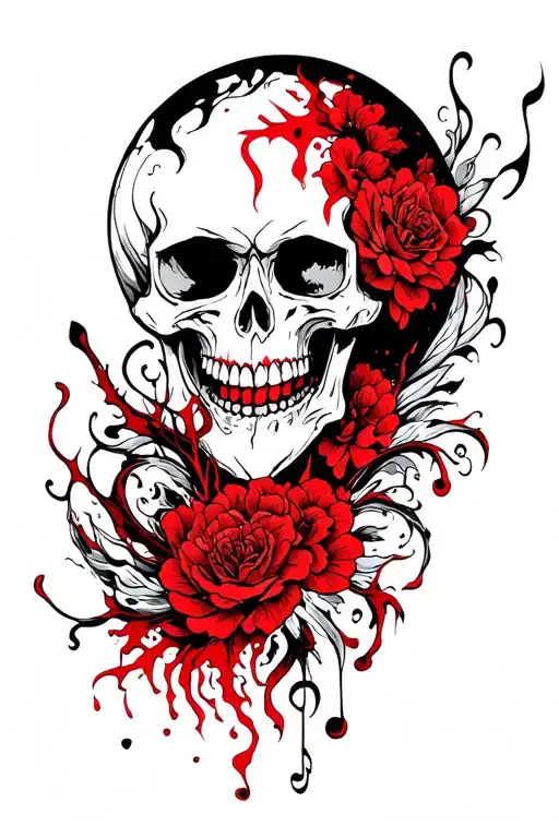 Skull Blood Metal Music