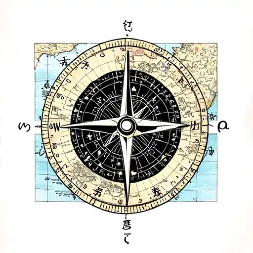Compass And Map