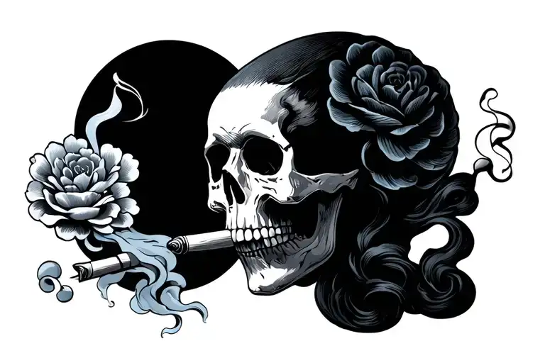Skull Smoking Joint