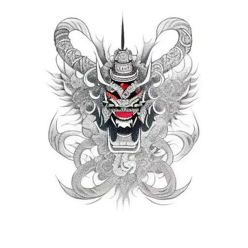 Japanise Deamon Warrior