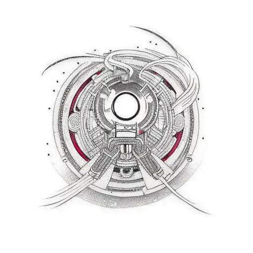 Aperture With Guitar Strings