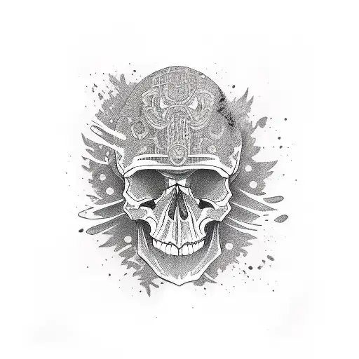Skull And Gun