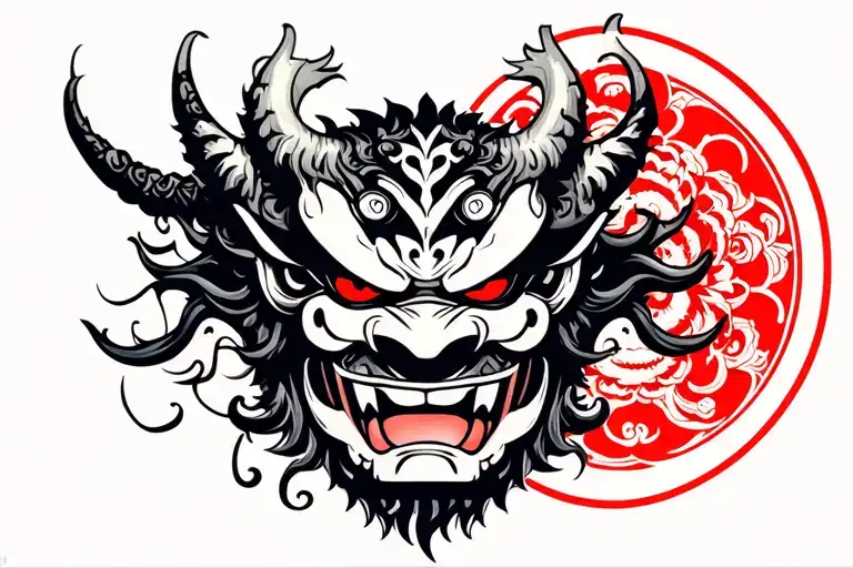 Oni Demon Mask