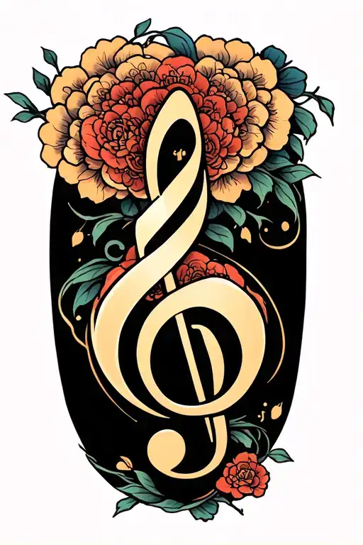 Treble Clef Intertwined