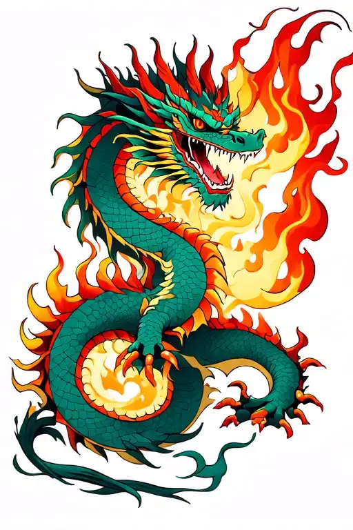 Dragon Breathing Fire