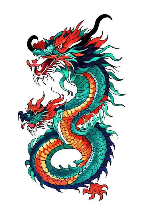 Japanese Dragon Wrapped