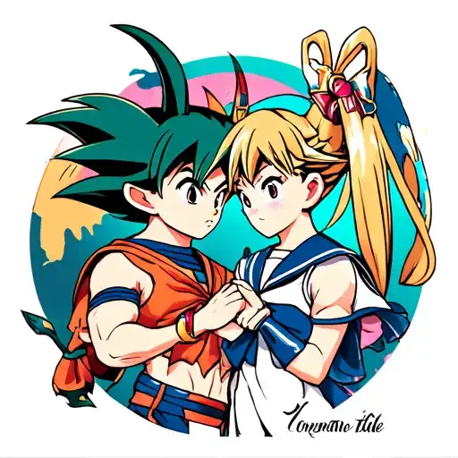 Pinky Promise Intertwined Dragon Ball And Sailor Moon