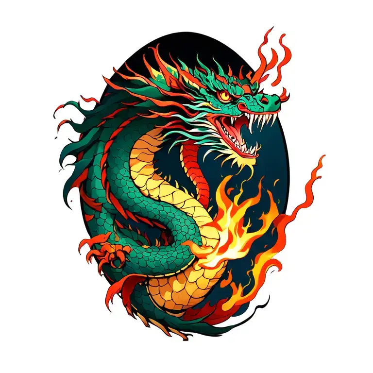 Dragon Breathing Fire