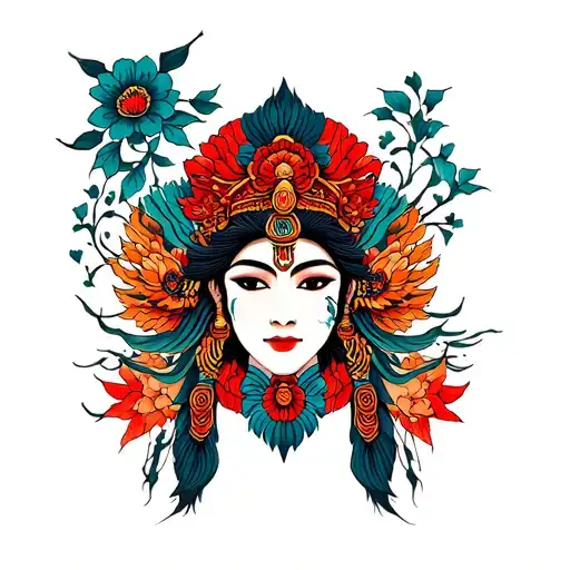 Indian Mythlogi Related Tattoo With Simple Asthetics And Deep Meaning