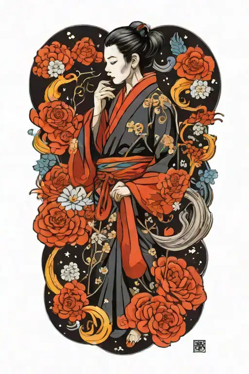 Heaven Opening Her Coat To Reveal Hidden Galaxies