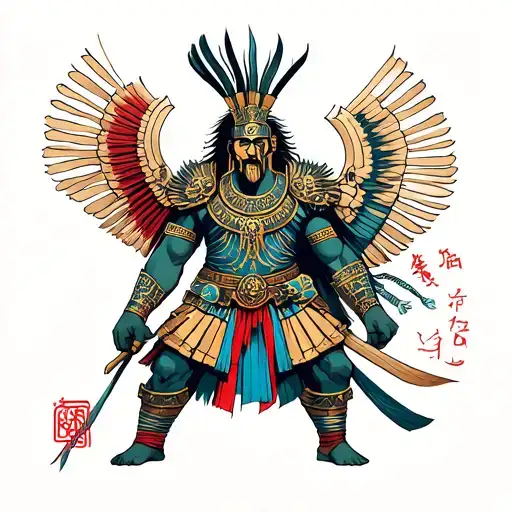 Anunnaki And Spartan Warrior