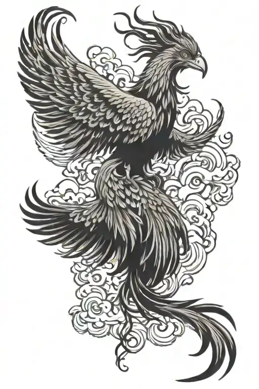Phoenix Rising From Ashes