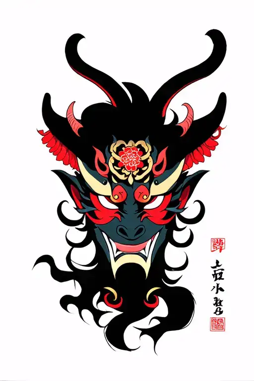 Sakura Oni Demon Mask