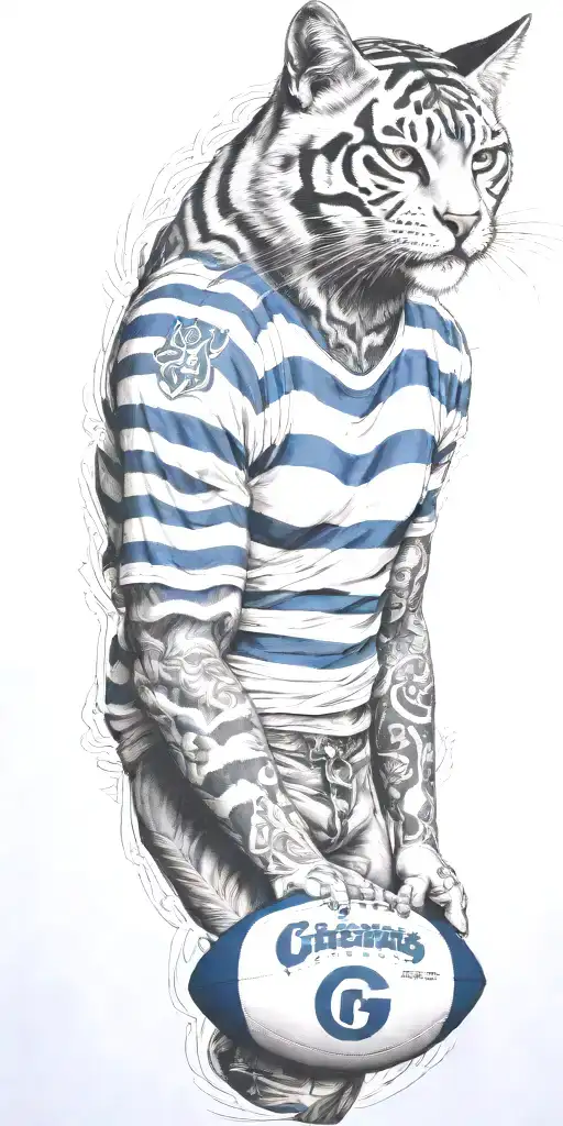 Geelong Cats Football Club Stadium In Background