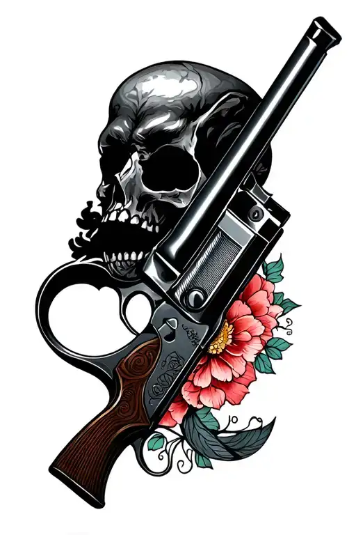 Gun Skull Soft Shading