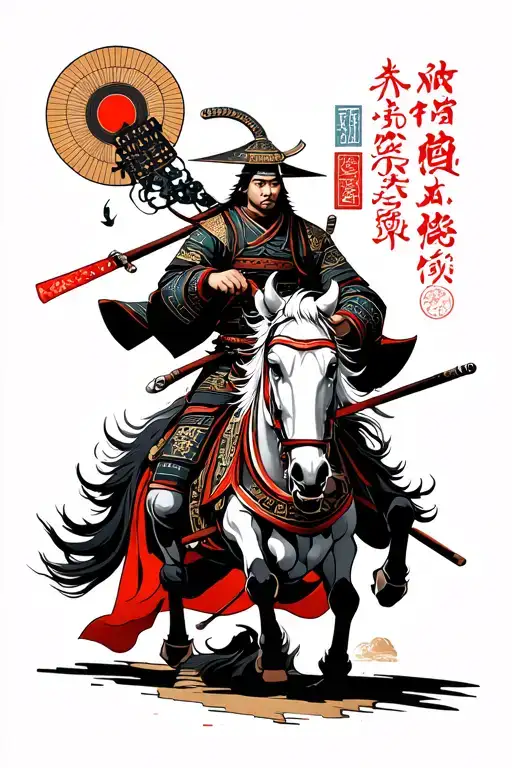 Samurai Warrior Riding