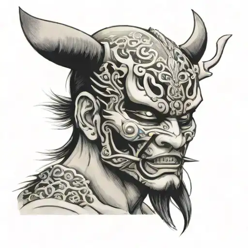 The Mask Is Broken In Half