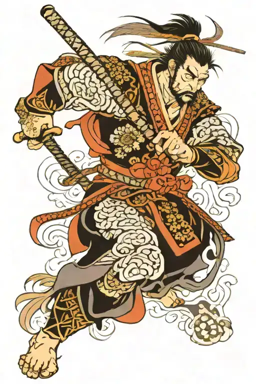 Japanese Samurai Warrior