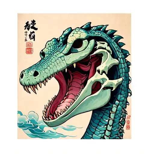 Crocodile Skeleton Inside