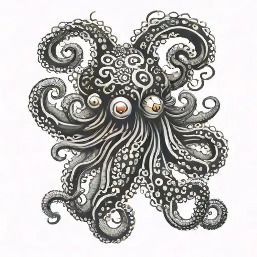 Goth Octopus Wrapped