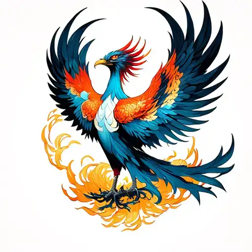 Phoenix Rising From Falmes
