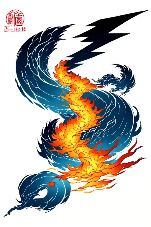 Lightning And Mountain