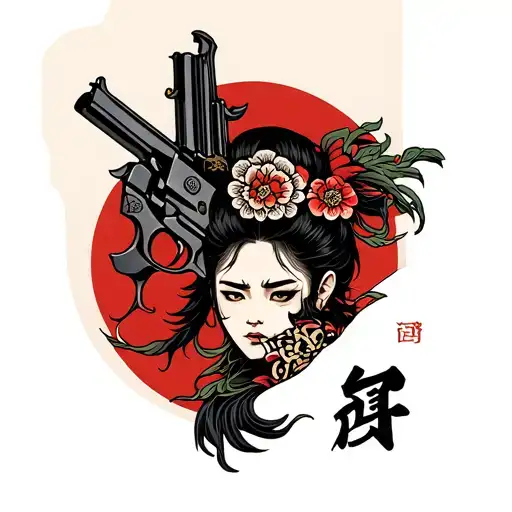 Guns Brothers Keeper Tattoo Black