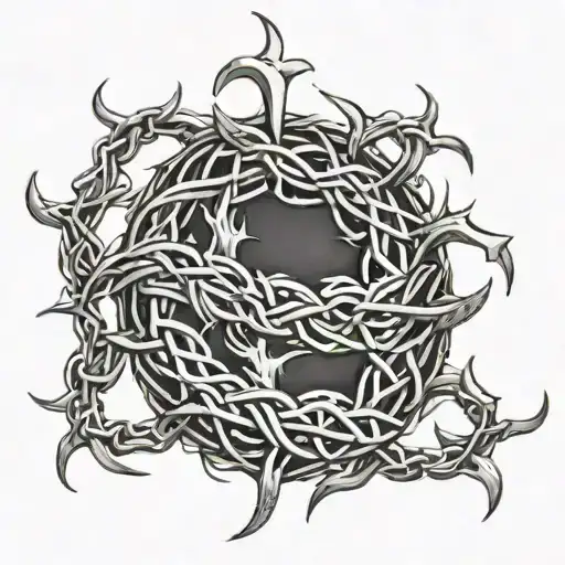Crown Of Thorns Intertwined