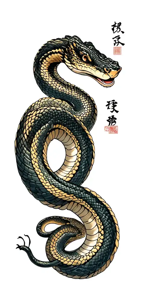 Japanese Style Snake