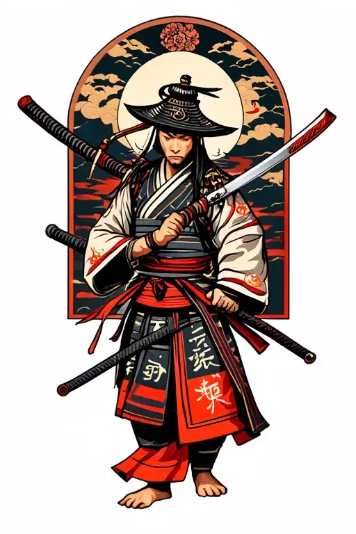 Samurai With Katana