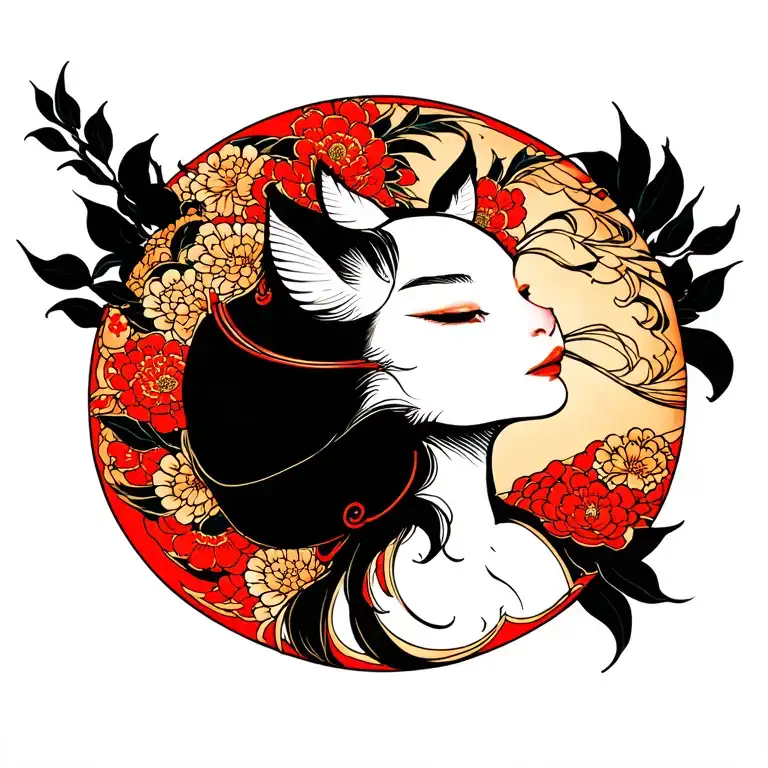 Japanese Full Back Tattoo Design