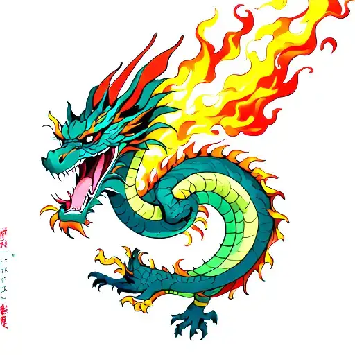 Dragon Breathing Fire