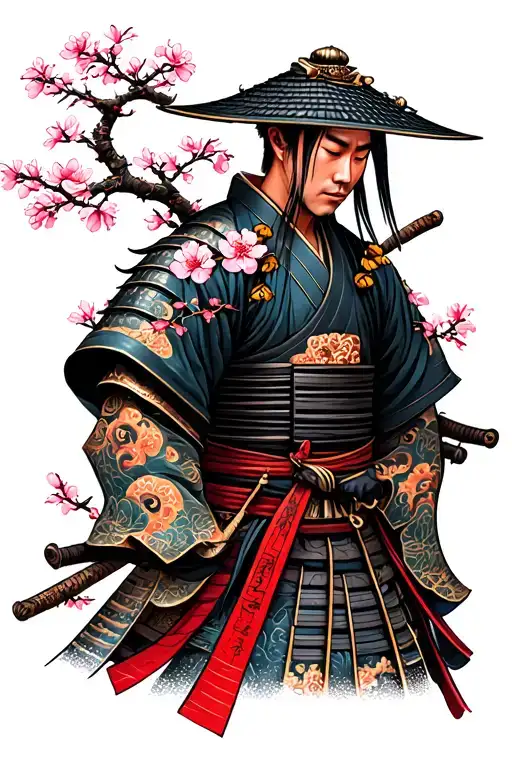 Samurai Cherry Blossom Tree