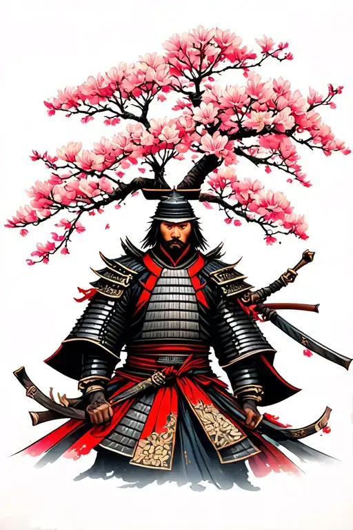Samurai Cherry Blossom Tree