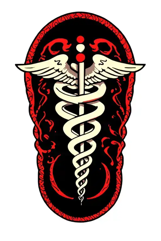 Medical Caduceus Symbol