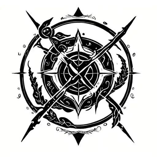 Nordic Runes With One Piece Featuring