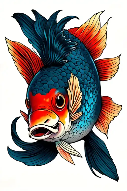 Japanese Fish For Full Arms Raised You All Lights Turned