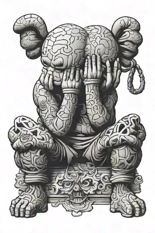 Kaws Hear No Evil See No Evil Speak No Evil Realistic