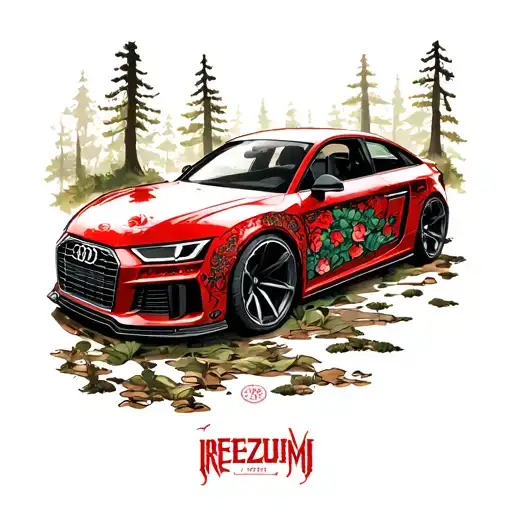 Car Audi Forest