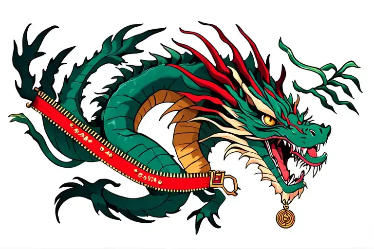 Zipper And Dragon Flying Away