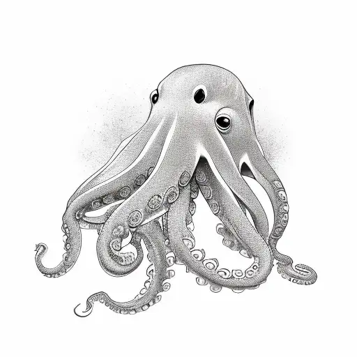 Cute Octopus With Candies