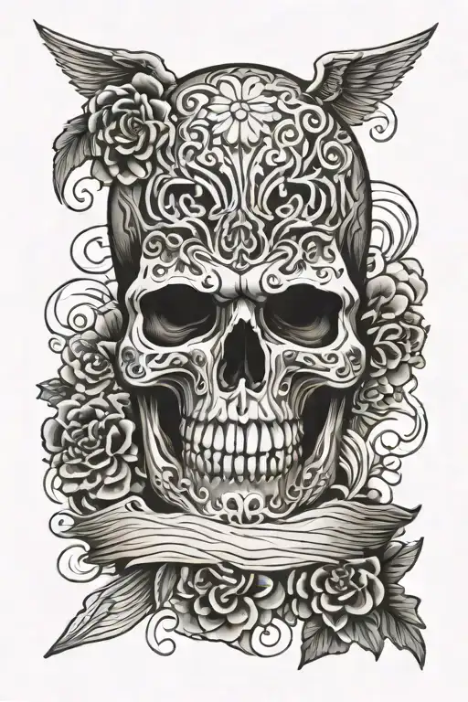 Skull Adorned