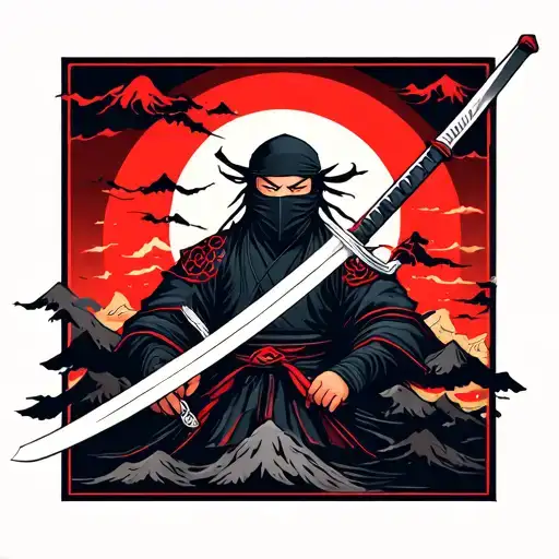 Ninja Swords Mountain