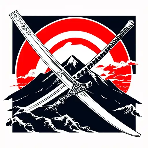 Ninja Swords Mountain