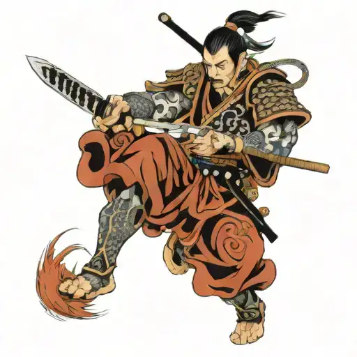 Japanese Samurai Warrior