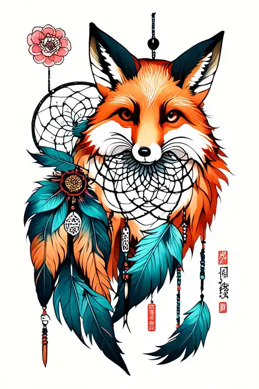 Dreamcatcher With A Fox