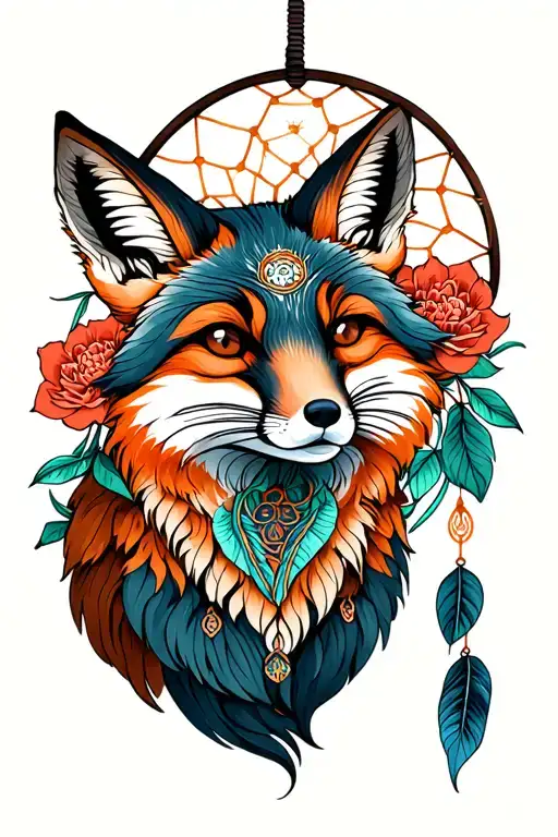 Dreamcatcher With A Fox