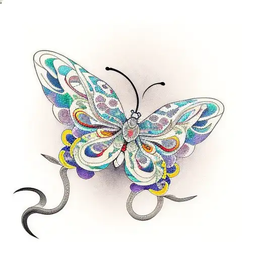 Flower Snake Butterfly